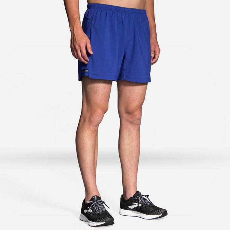 Brooks Men's Sherpa 5 Running Shorts - Blue (DFPY27538)